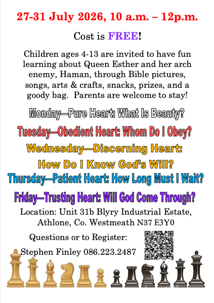 Holiday Bible Club info 2